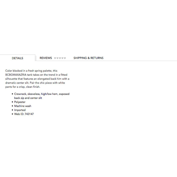 💕BCBGMaxAzria💕 Lucie Color Block Top - Picture 8 of 8